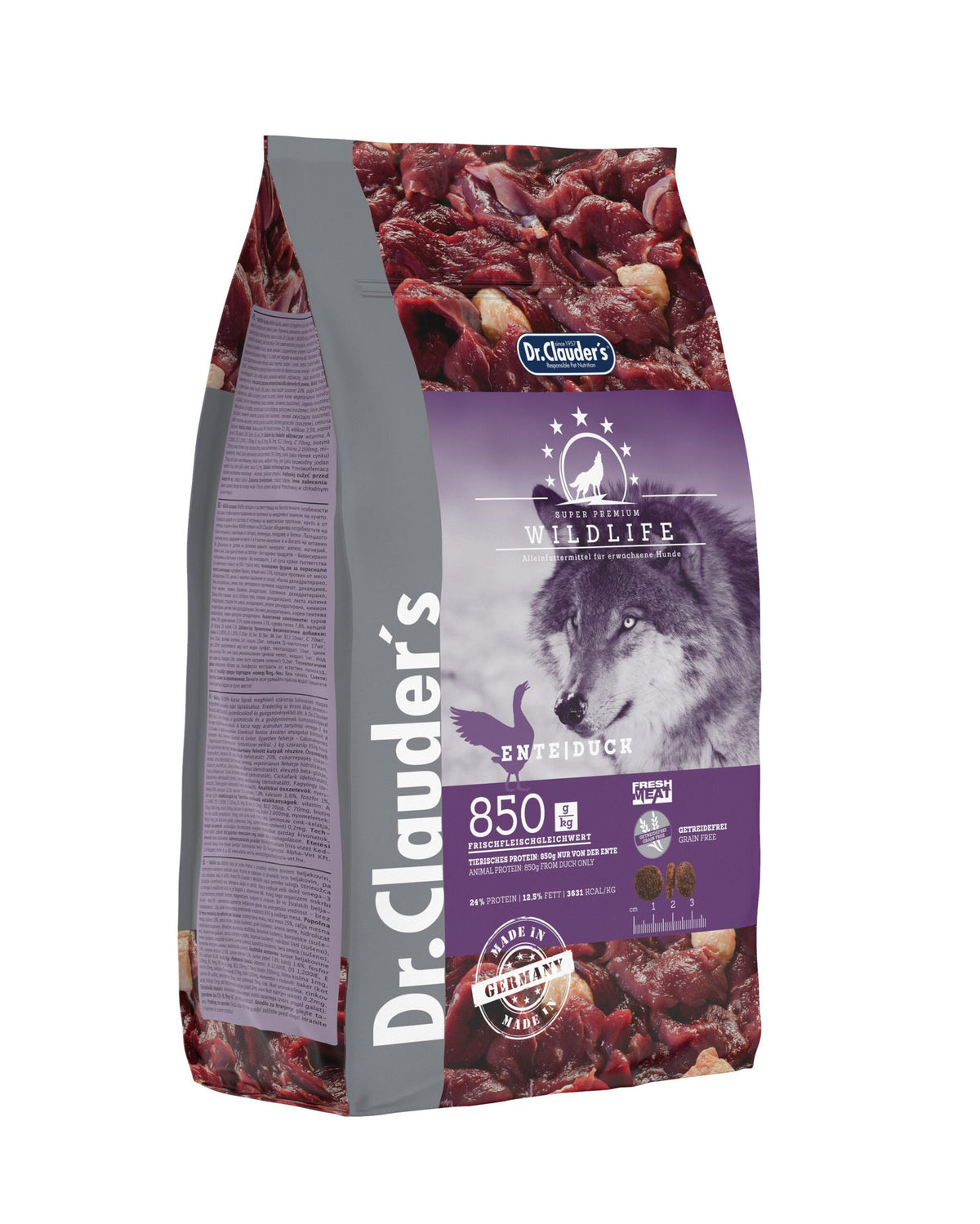 Dr.Clauder’s Seco Wildlife Todas Las Razas Pato 2Kg Perro