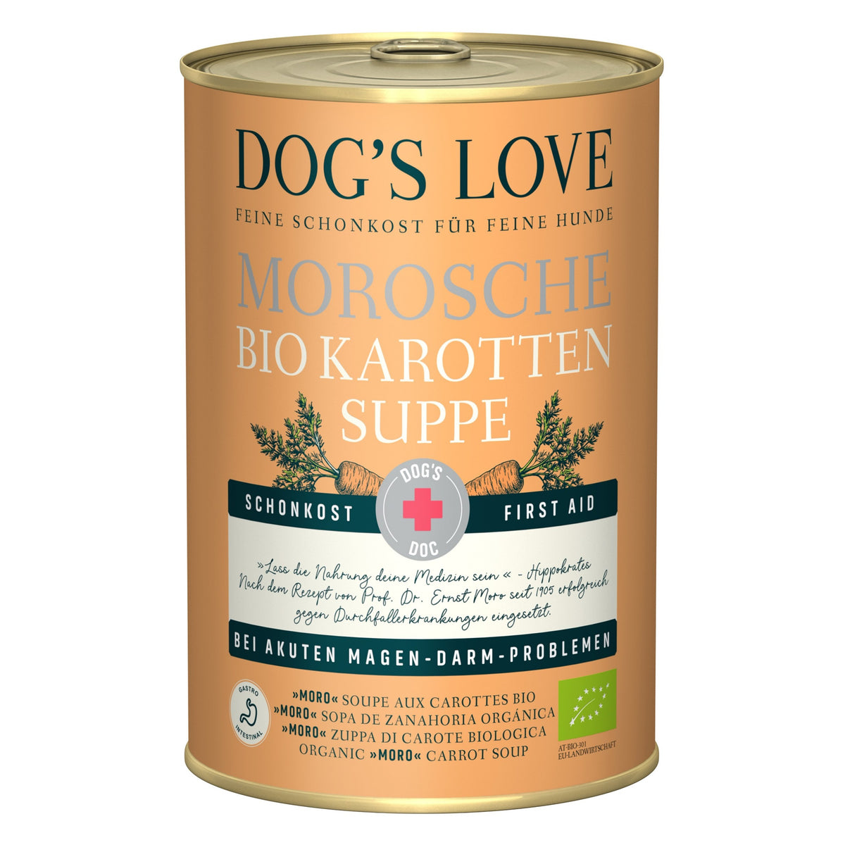 DOG’S LOVE SOPA DE ZANAHORIA DIETA BLANDA LIGHT  6×400