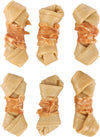 Flamingo Zero Rawhide Hueso Anudado Con Pollo 6Cm 6Pzs 120G