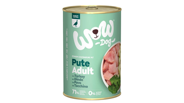 Wow Alimento Húmedo De Pavo Con Calabacín Perro 6X400Gr