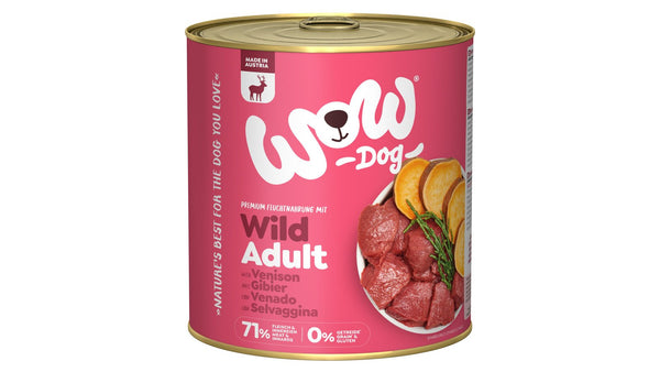 Wow Alimento Húmedo De Venado Con Boniato Perro 6X8000Gr
