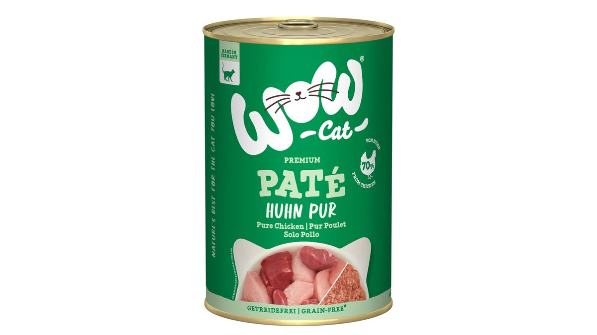 WOW CAT PURO POLLO GATO 6x400GR