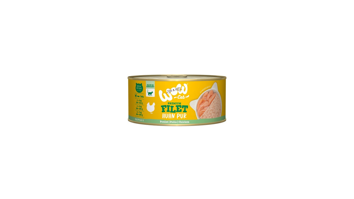 WOW CAT FILETE DE POLLO GATO 12x70GR