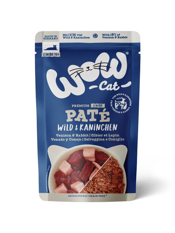 Wow Gato Venado Y Conejo Gato Senior 12X125Gr