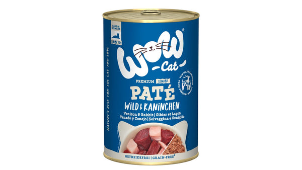 Wow Gato Venado Y Conejo Gato Senior 6X400Gr