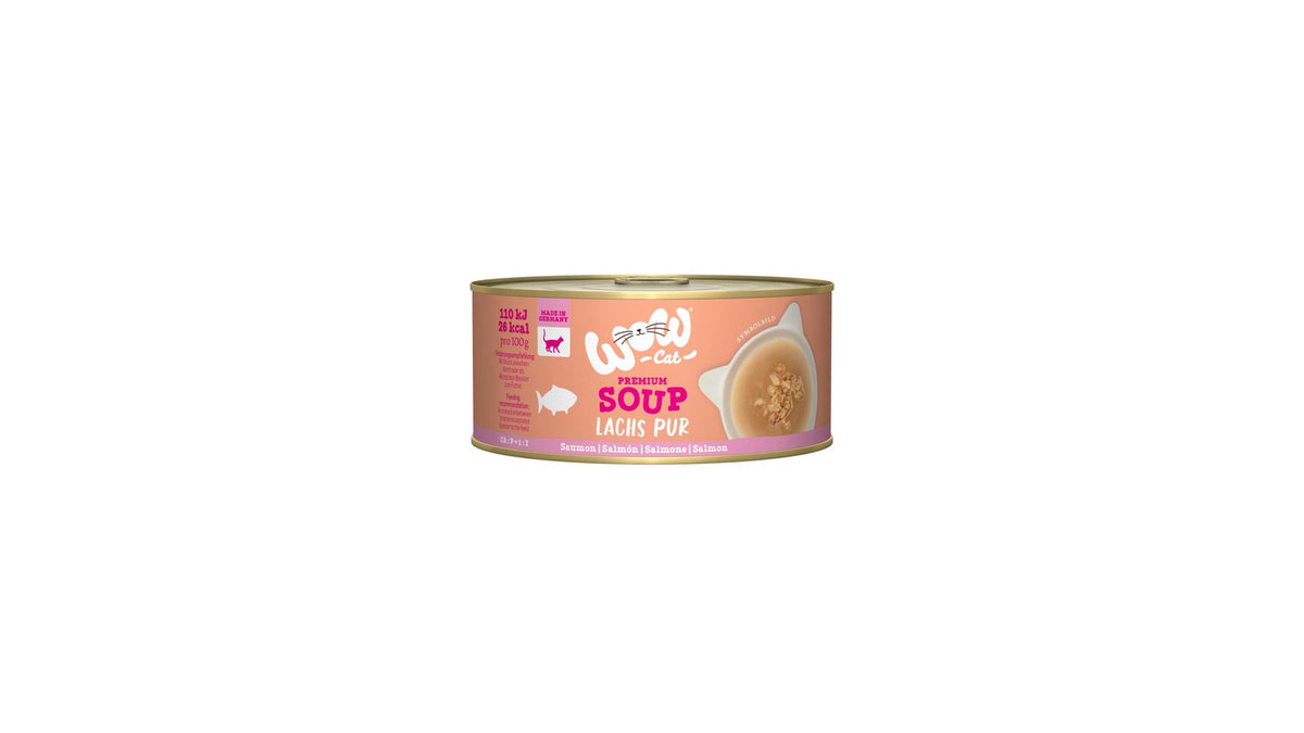 WOW CAT SOPA CON SALMÓN GATO 12x70GR