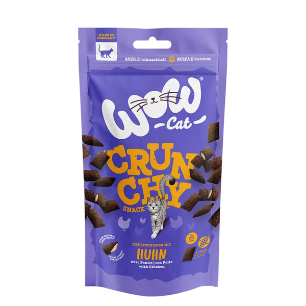 Wow Gato Crunchy Snack Con Pollo Gato 8X60Gr