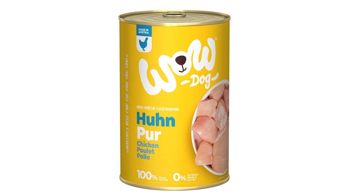 WOW ALIMENTO HÚMEDO DE POLLO PERRO 6x400GR