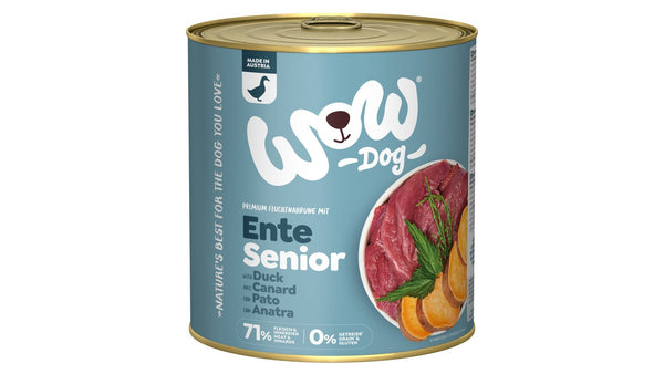 Wow Alimento Húmedo De Pato Con Algas Marinas Perro Sénior 6X800Gr