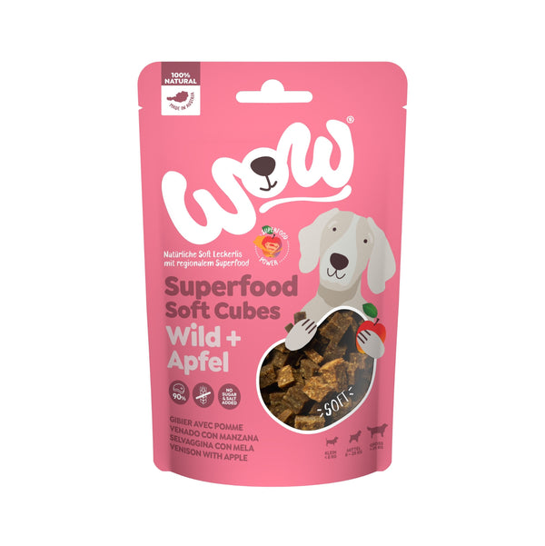 Wow Snacks Blandos Venado Con Manzana 6X150Gr
