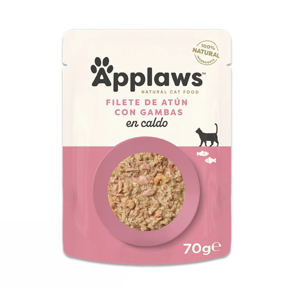 Applaws Gato Sobre Atun Y Gambas Del Pacifico 12X70Gr